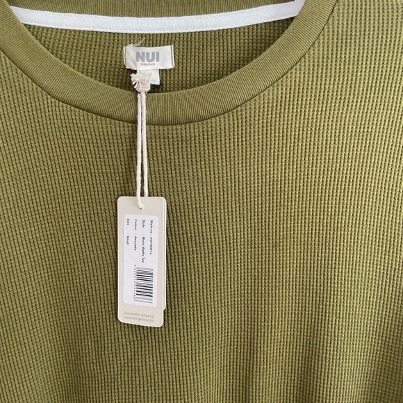 Nui organic women’s Moira waffle Tee and matching culottes - Picture 2 of 5